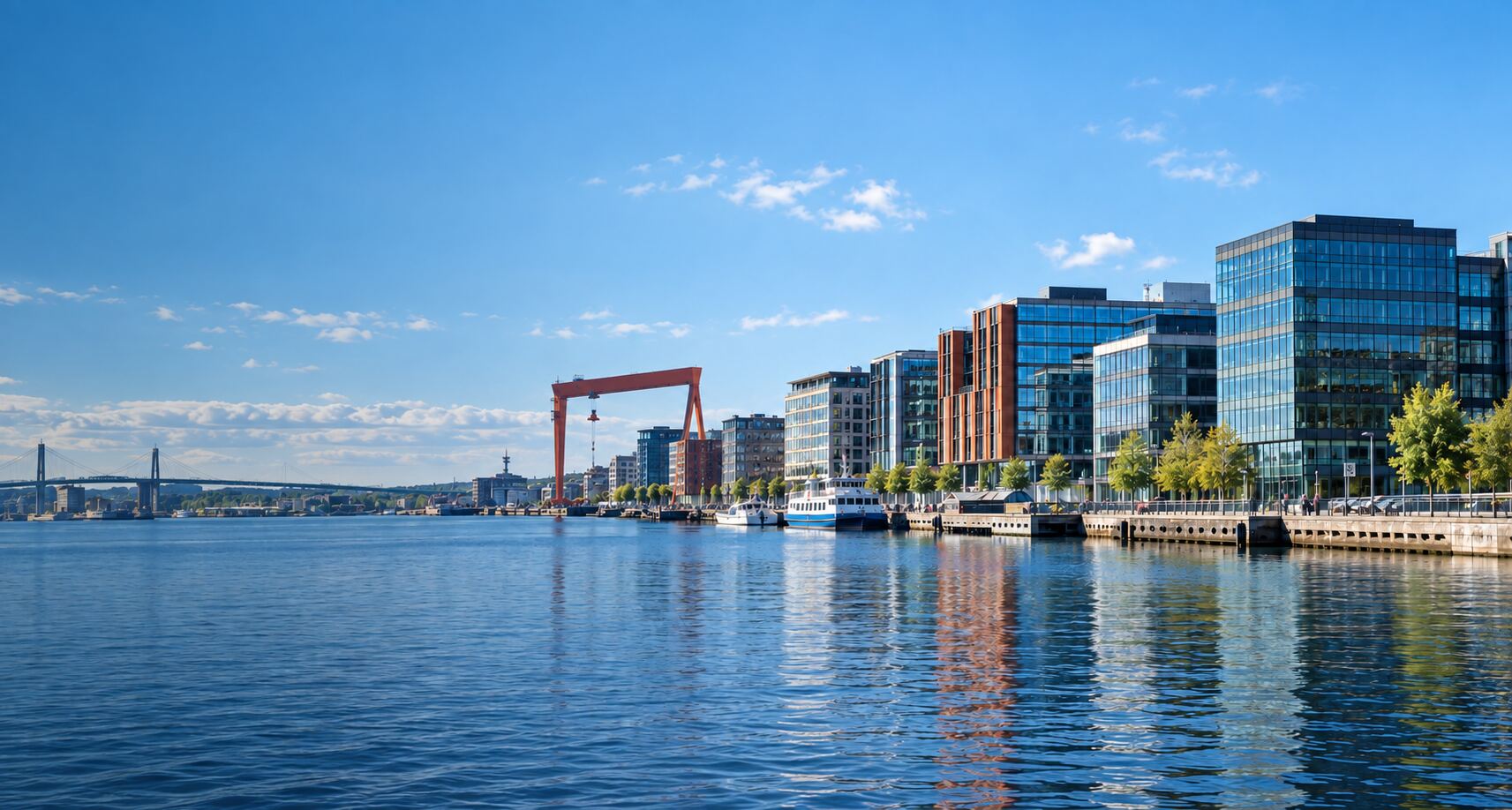 Lindholmen waterfront technology district in Gothenburg